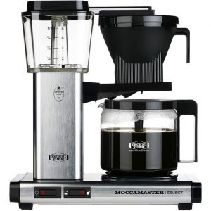 Cafeti&egrave;re - Moccamaster - Argent bross&eacute; - 1520 W - 125 L - 10 Tasses