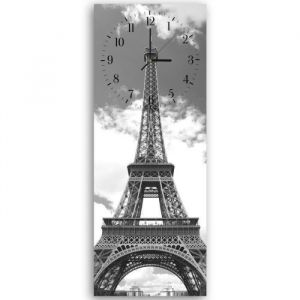 Horloge murale Tour Eiffel (I-14171) 25x70 cm