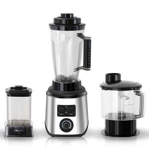 Blender Mixeur Professionnel 9000W 3 en 1 Professionnel Mixeur de 25L 8 Lames en Inox 15 R&eacute;glages Vitesse pour Smoothies Jus