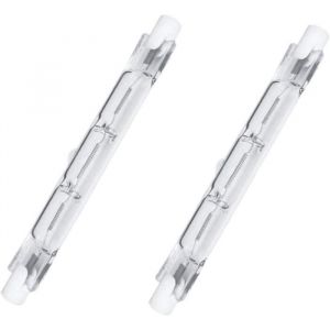 Lampe Halog&egrave;ne Dimmable - LEDLUX - R7S - 78mm - 80W - Blanc Chaud 2700K