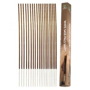 Encens sans charbon Sauge Blanche & Palo Santo 20 b&acirc;tons  Terra