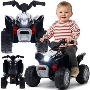 Voiture Electrique pour enfants Quad Honda H3 TRX - 18 &agrave; 36 mois - 6V 45Ah - lampe LED - signal sonore - Noir