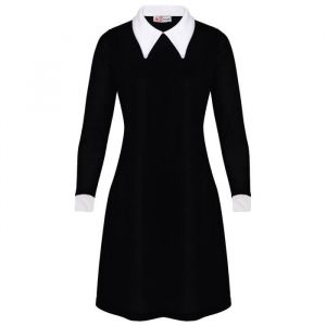 Enfants Filles Swing Robe Col Claudine Doux Confortable Fête Patineur Robes Âge 5-13 Ans