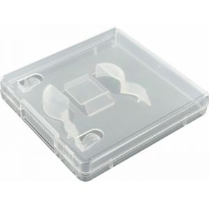 Boîtier transparent pour clés USB - Easypack - 100 x 94 x 16 mm - Plastique - Pince pour carte de visite