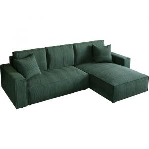 CANAPE LIT Parys l avec fonction sommeil vert