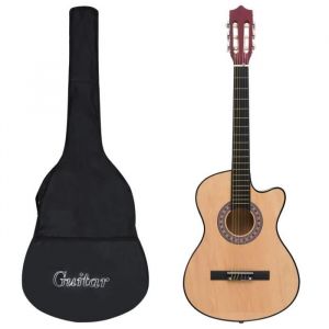 Guitare acoustique - MOTHINESSTO - LY4292 - Bois clair - 6 cordes - Pack complet pour d&eacute;butants