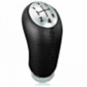 Pommeau de levier de vitesse manuel en cuir noir pour Renault Clio III Megane 2 Laguna adaptateur inclus couleurs multiples YYV