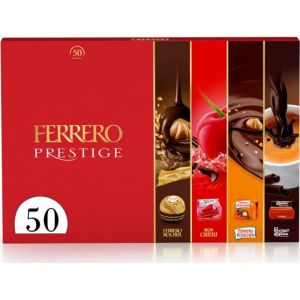 FERRERO PRESTIGE Assortiment de Chocolats Lait Noisettes Noir Liqueur Cerise et Café 580g