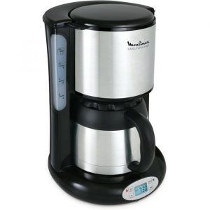 Cafetière filtre programmable isotherme - ZVVN - Subito - 8-12 tasses - Verseuse inox - Anti-goutte