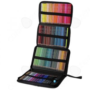 Crayons de couleur Recharges de 3 mm 120 PCS Bois de haute qualité Mine minérale Corps hexagonal Facile à colorier Kit de Coloriage