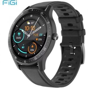 Smartwatch FiGi S32 Montre Connectée Bluetooth 51 IP67 Etanche pour Samsung Sony Huawei Xiaomi Android Cuir Noir da4eae