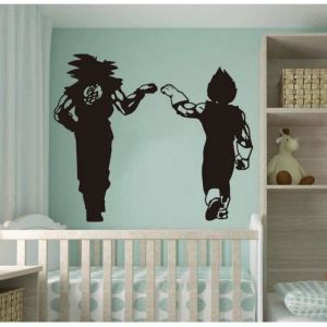 Autocollant mural amovible sticker mural grand Dragon Ball p&eacute;pini&egrave;re Manga Dragon Ball bagages japonais Saipan Anime voiture