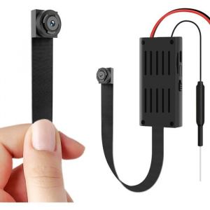 Cam&eacute;ra Espion WiFi Mini Cam&eacute;ra Cach&eacute;e HD 4K Cam&eacute;scope sans Fil Portable Enregistreur Vid&eacute;o Cam&eacute;ras IP avec Cam&eacute;ra de S&eacute;curit&eacute; &agrave; 503