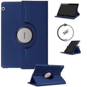 Huawei MediaPad T3 10 Housse avec 360&deg; Support Antichocs Tablette Housse Pour  Huawei MediaPad T3 10 (9.6) - Bleu fonc&eacute;
