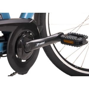 Vélo électrique Femme 28 Hollandia Optima Basic HC 46 cm Bleu 250 Watt batterie 36 V/13 Ah Li-Ion 7 vitesses