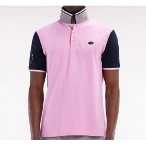 EDEN PARK - EDEN PARK - Polo &agrave; manches courtes en piqu&eacute; coton broderie 10 manche coupe droite - ROM - XXL