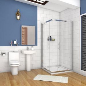 AICA cabine de douche 80x80cm accacc&egrave;s dangle cabine de douche carr&eacute; porte de douche coulissante hauteur:195cm