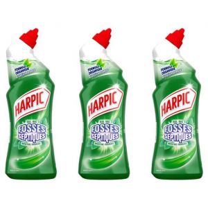 Lot de 3 Gels WC Fosses Septiques Menthe - 750 ml