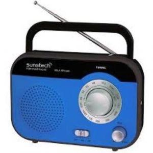 Radio Portable Sunstech RPS560 - Analogique AM/FM - 08 W - 1-voie - 75 cm - Bleu