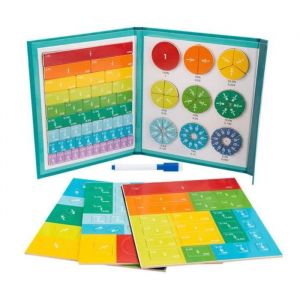 Puzzle &Eacute;ducatif De Fraction Magn&eacute;tique Jeux &Eacute;ducatifs Math&eacute;matiques Fractions Magn&eacute;tiques Fractions Game Manipulation De