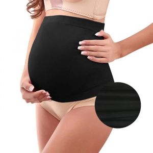 Bandeau de Grossesse Spécial Maintien en Douceur Ceinture de Grossesse Bandeau Ventral Ceinture dAjustement pour Maman M Noir