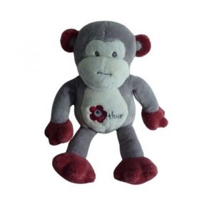 Doudou peluche singe comme neuf Arthur et Lola