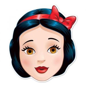 Masque en carton Blanche Neige - Disney Blanche Neige et les 7 nains - 27 cm