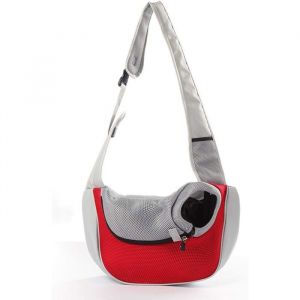 Sac de Transport pour Chat et Chien - Bandouli&egrave;re et &Eacute;paule pour Animaux de Compagnie - Sling Transporteur Label