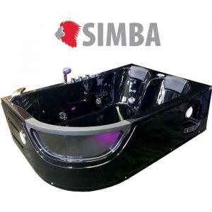 BAIGNOIRE BALNEO BAIN JACUZZI ANGLE Orion TOURBILLON MASSANTE 180 x 120 cm SPA CHROMOTHERAPIE