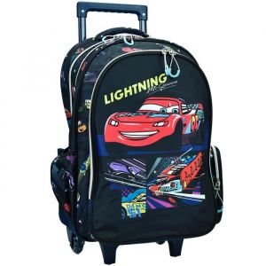 Sac à dos à roulettes Cars Flash McQueen Lightning 46 CM Trolley Haut de Gamme