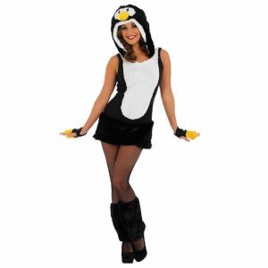 Fun Shack Costume Pingouin Femme Pyjama Animaux Adulte Grenouill&egrave;re Carnaval D&eacute;guisement