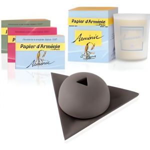 PAPIER DARMENIE - Br&ucirc;leur Etoile pour papier darm&eacute;nie - IDEE CADEAU! TAUPE