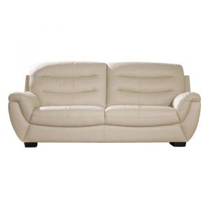 Canapé Cuir 3 places CORAL - Angle Droit