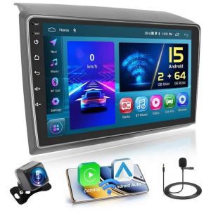 Autoradio Hikity 2+64GB Android 15 9 Bluetooth GPS pour Fiat DUCATO/Citroen Jumper/Peugeot Boxer