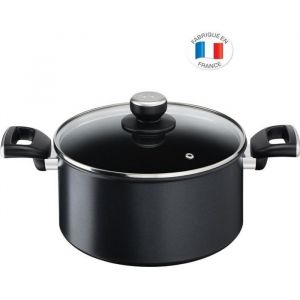 TEFAL G2554602 UNLIMITED Faitout 24 cm (5 L) + couvercle verre