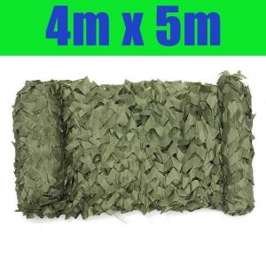 Voile dombrage - Filet de Camouflage - 4m x 5m - Oxford - Anti UV - Protection Furtive