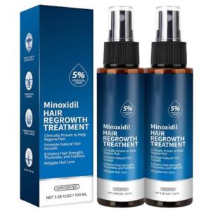 Sérum de Croissance des Cheveux - Minoxidil - 5% - Avec Biotine - 100ml - Pour Cheveux Fins