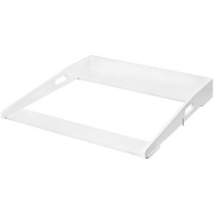 WOLTU Plan &agrave; Langer en MDF Plateau pour Table &agrave; Langer Commode &agrave; Langer B&eacute;b&eacute; 70x75x10cm Blanc W0ETT0230