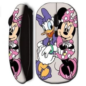 Souris Sans Fil - Disney - Minnie - Noir - Cl&eacute; USB Wifi - Compatible Mac et PC