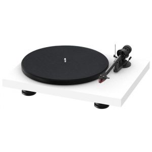 Platine Vinyle - Pro-Ject - Debut Carbon Evo - Blanc Satiné - Sélection automatique 33/45t - Bras en carbone