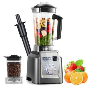 Blender Smoothie 2200W Blender Professionnel Mixeur Puissant Multifonction 2L Capacité 6 Lames 6 Programmes Prédéfinis 9 Vitesses