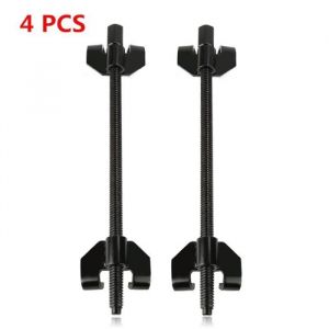 OOBEST&reg; 4 PCS COMPRESSEURS DE RESSORT AMORTISSEUR 2 GRIFFES Outil Compresseur Amortisseurs Ressorts S&eacute;curit&eacute; D&eacute;monte