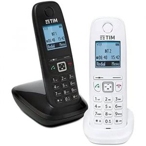 T&eacute;l&eacute;phone sans fil Gigaset AS405 - Noir - Clavier simple - Identification de lappelant - 4 piles AAA