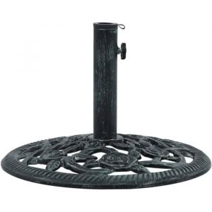 Socle de Parasol Base de Parasol Pied de Parasol de Jardin Support de Parasol Accessoire de Parasol Extérieur Vert 9 kg 40 cm (G)