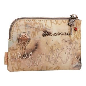 Anekke Porte-monnaie beige marron pour femme Hollywood Stars Coin Purse Multicolor S 264973