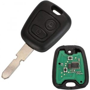 Cl&eacute; compl&egrave;te avec &eacute;lectronique &agrave; Programmer pour Peugeot 406 806  433mhz t&eacute;l&eacute;commande Vierge