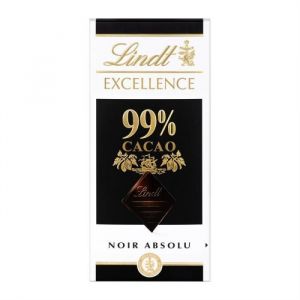 LINDT - Excellent Noir 99% Cacao 50G - Lot De 4