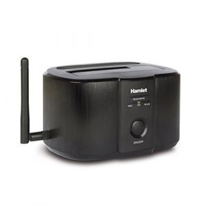 HAMLET HXDDWIFI BOÎTIER DISQUE DUR-SSD 2.5-3.5 NOIR BOITE DE STOCKAG