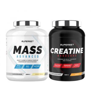 Programme Prise de Masse - Avancé  Gainer  Créatine  Superset Nutrition