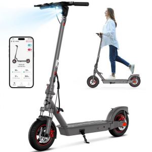Trottinette &Eacute;lectrique 10 Adulte -B20 Scooter Pliable avec &Eacute;cran LCD Moteur 450W Autonomie 42km Charge 100kg